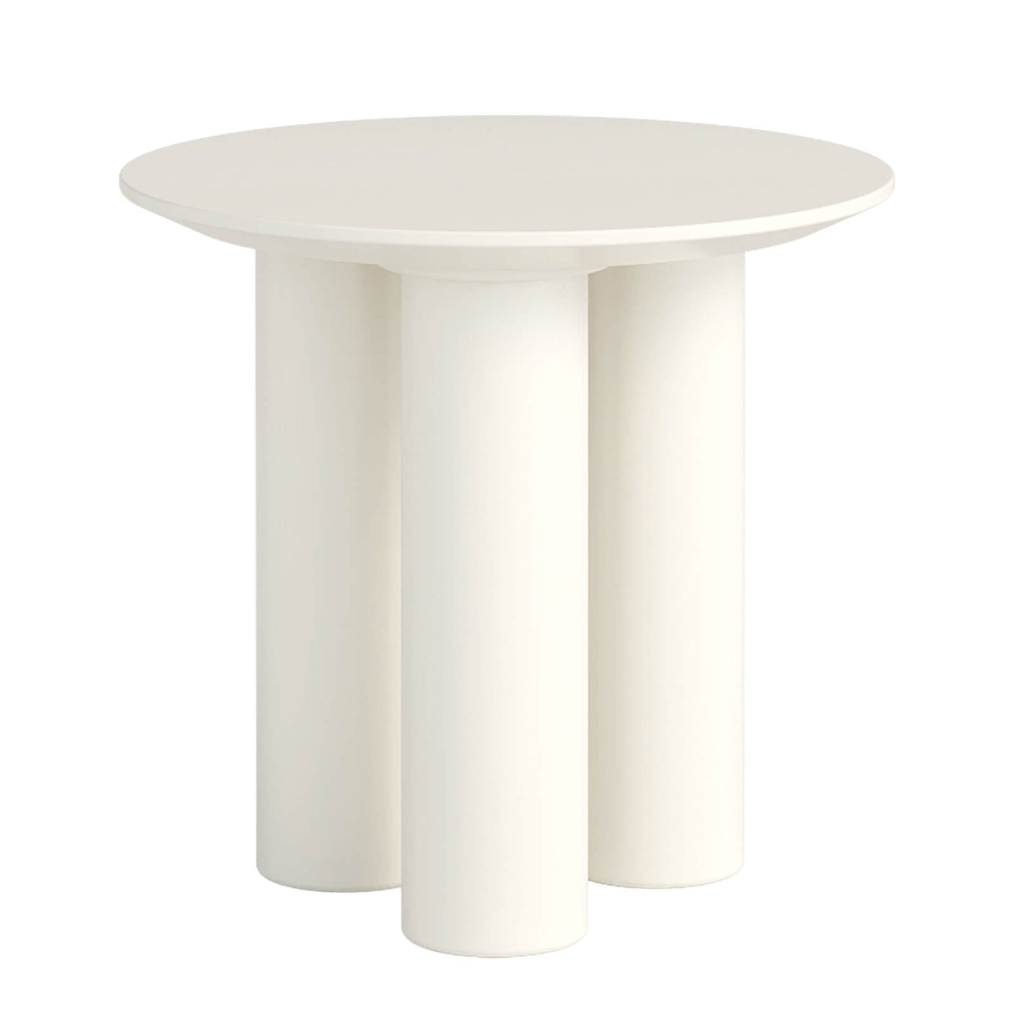 Guyii 30" Cream White Dining Table Set with 2 Chairs, Modern Kitchen Dining Set