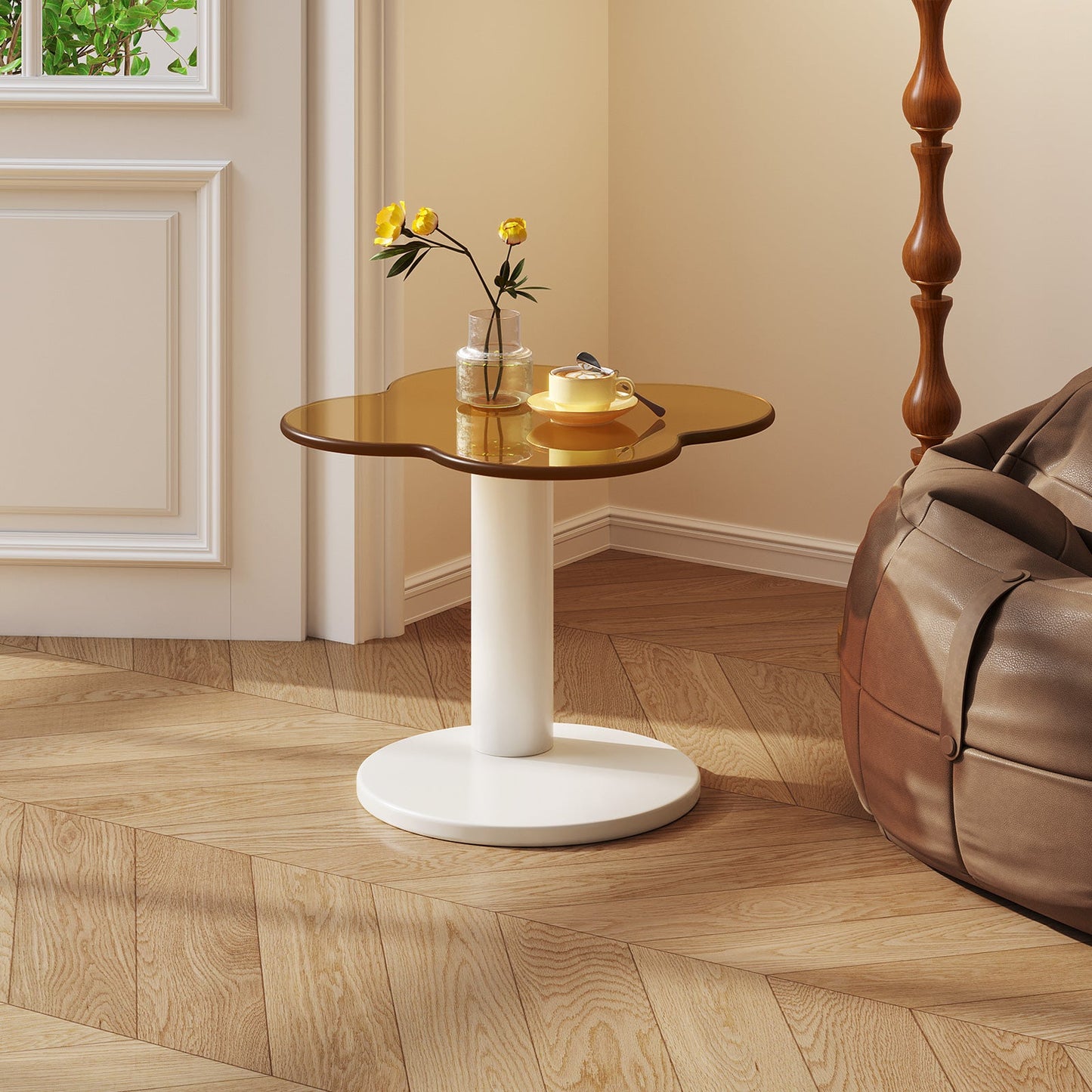 Guyii 33.46" Cloud Coffee Table with 4 Legs, Modern Center Table | C1617-DE