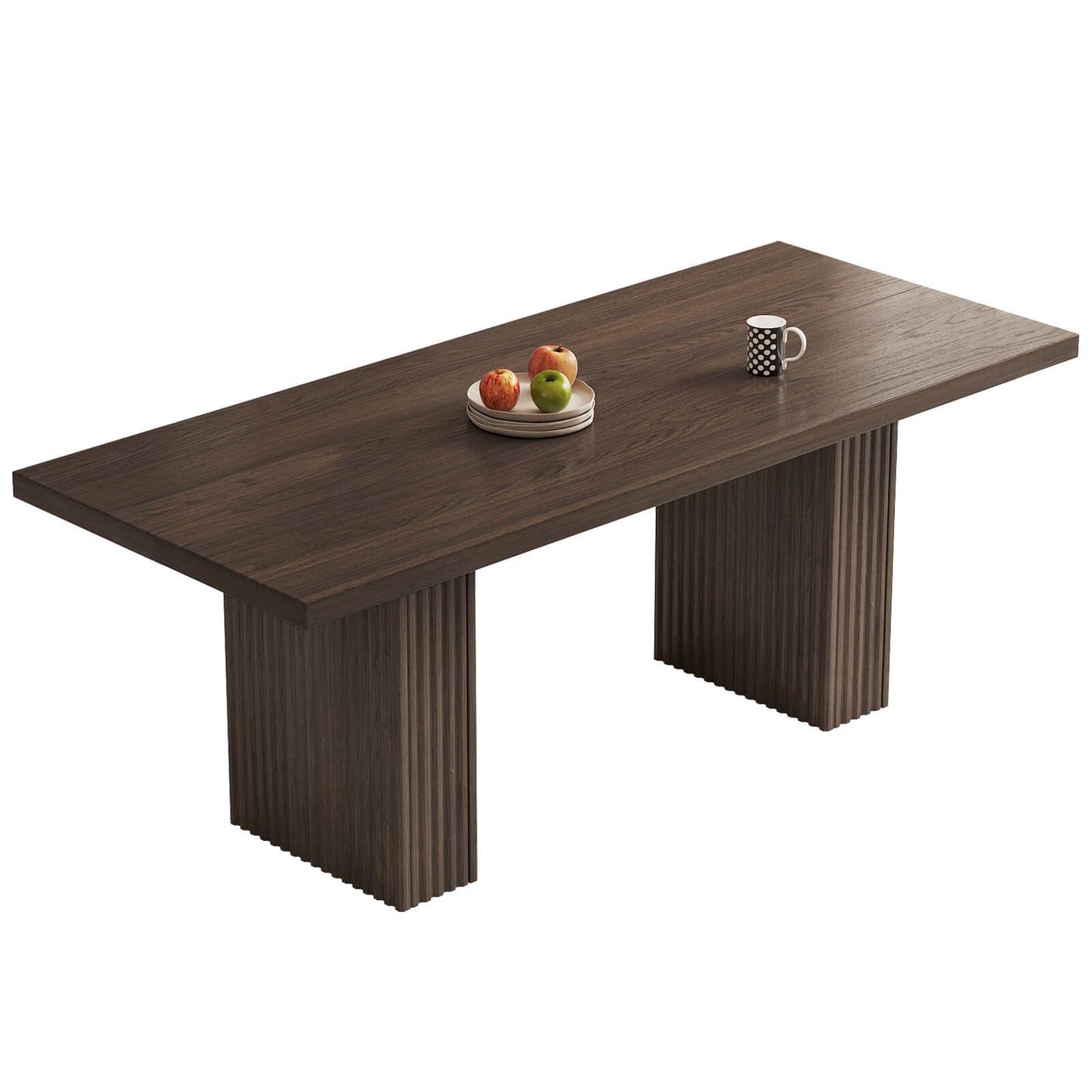 Guyii Modern Farmhouse Kitchen Table with 4 Chairs - Rustic & Stylish
