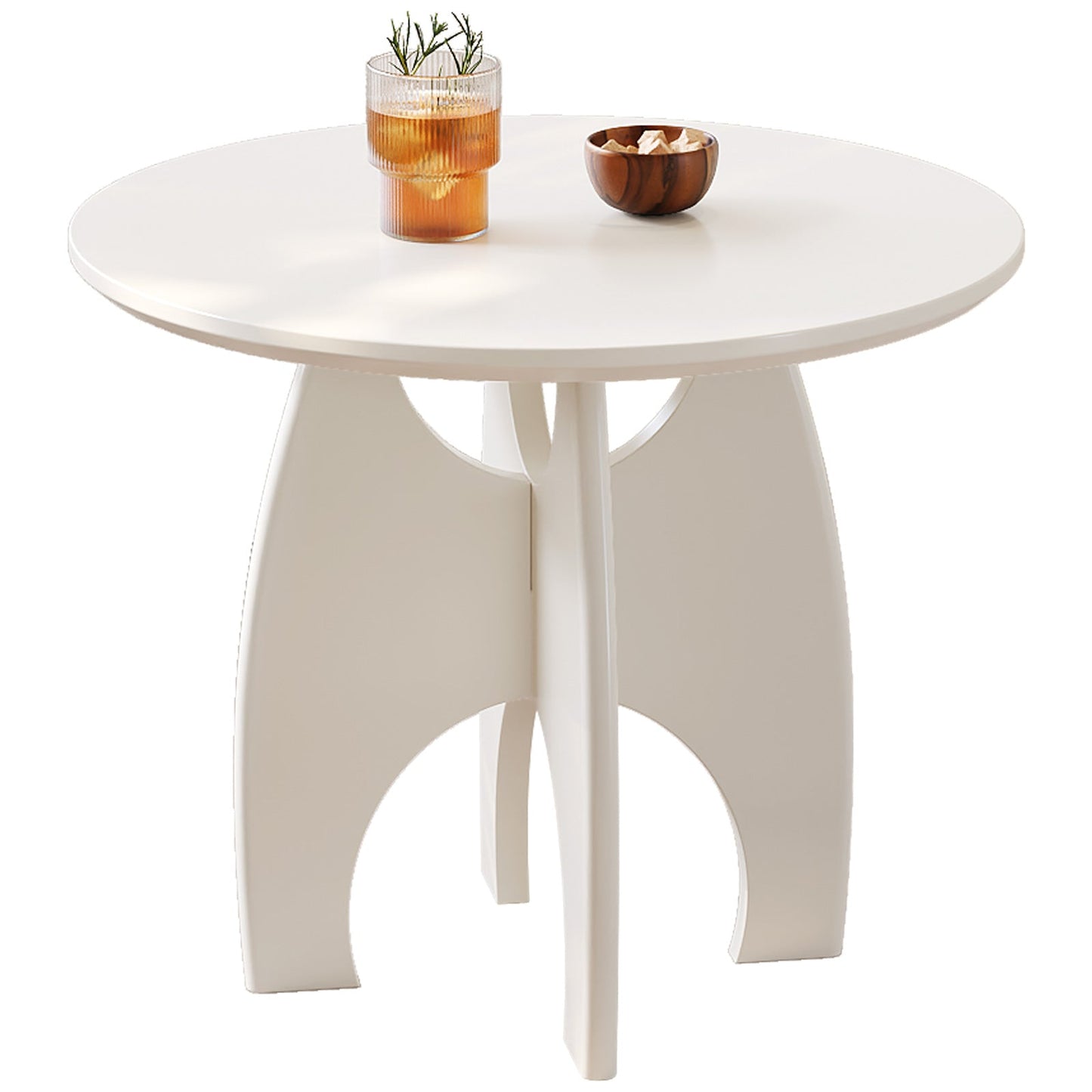 Guyii cream white side table, suitable for living room, bedroom, hallway | L1934-DE