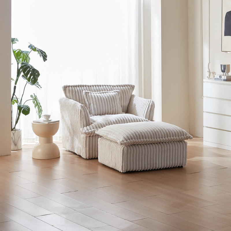 Guyii Oversized 1-4 Seater Sofa, Extra-Wide Convertible Couch with Pillows