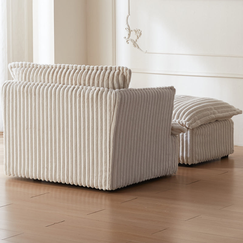 Guyii Oversized 1-4 Seater Sofa, Extra-Wide Convertible Couch with Pillows