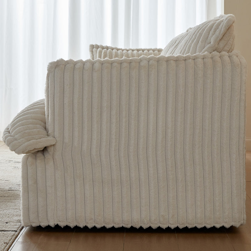 Guyii Oversized 1-4 Seater Sofa, Extra-Wide Convertible Couch with Pillows