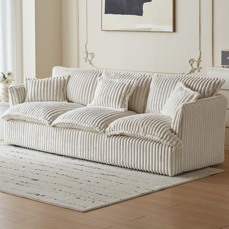 Guyii Oversized 1-4 Seater Sofa, Extra-Wide Convertible Couch with Pillows