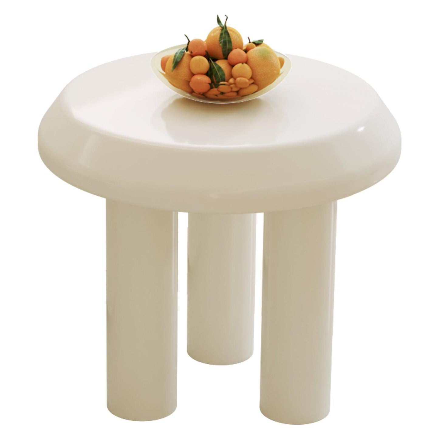 Guyii Modern Round Side Table, Stylish End Table for Living Room or Bedroom