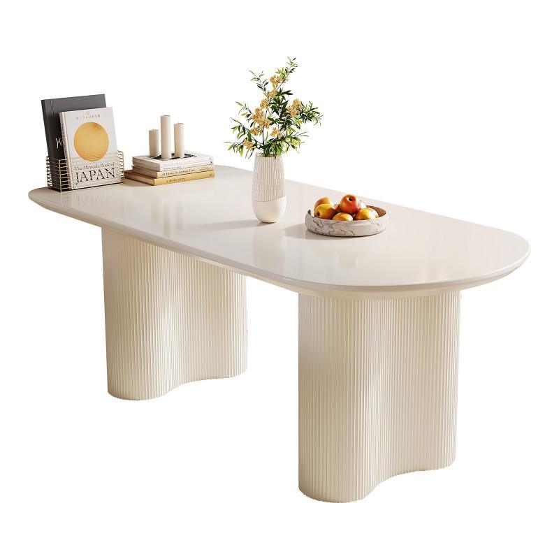 Guyii 54-70" Modern Dining Table Set, Kitchen Table Set with 4-6 Chairs