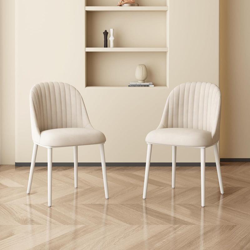Guyii Dining Chairs Set of 2, Modern Kitchen and Dining Room Chairs with Metal Legs