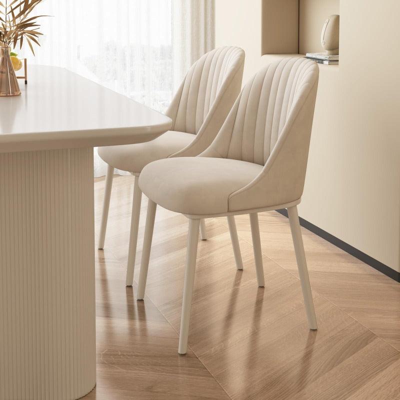 Guyii Dining Chairs Set of 2, Modern Kitchen and Dining Room Chairs with Metal Legs