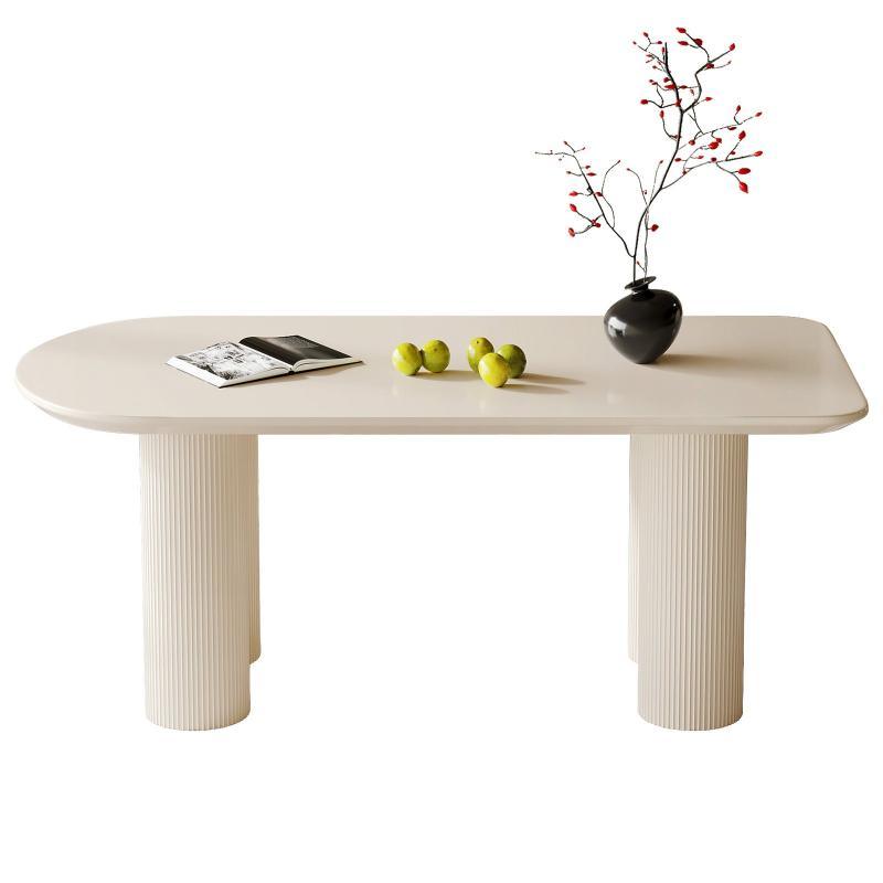 Guyii 54-70" Modern Dining Table Set, Kitchen Table Set with 4-6 Chairs