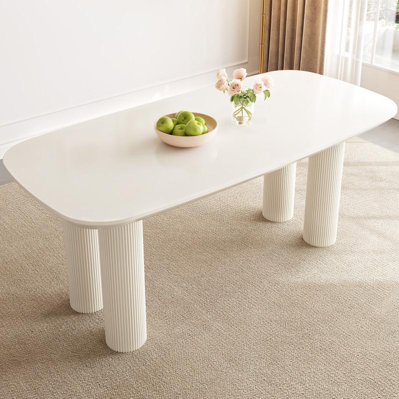 Guyii 55"-70" Rectangle Dining Table, Modern Kitchen Table for Dining Room