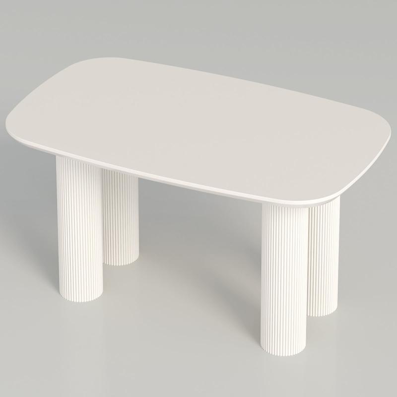 Guyii 55"-70" Rectangle Dining Table, Modern Kitchen Table for Dining Room