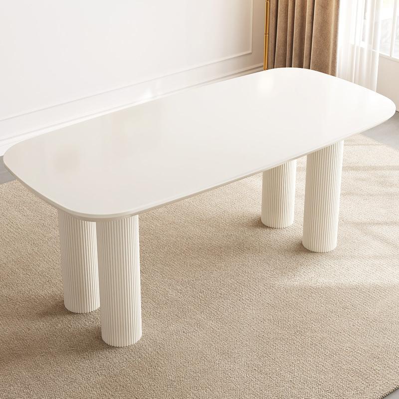 Guyii 55"-70" Rectangle Dining Table, Modern Kitchen Table for Dining Room