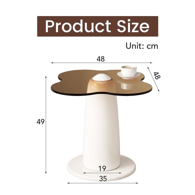 Guyii Cloud Coffee Table Set of 2 – Irregular Small Side Tables and Center Table for Living Room and Modern Décor