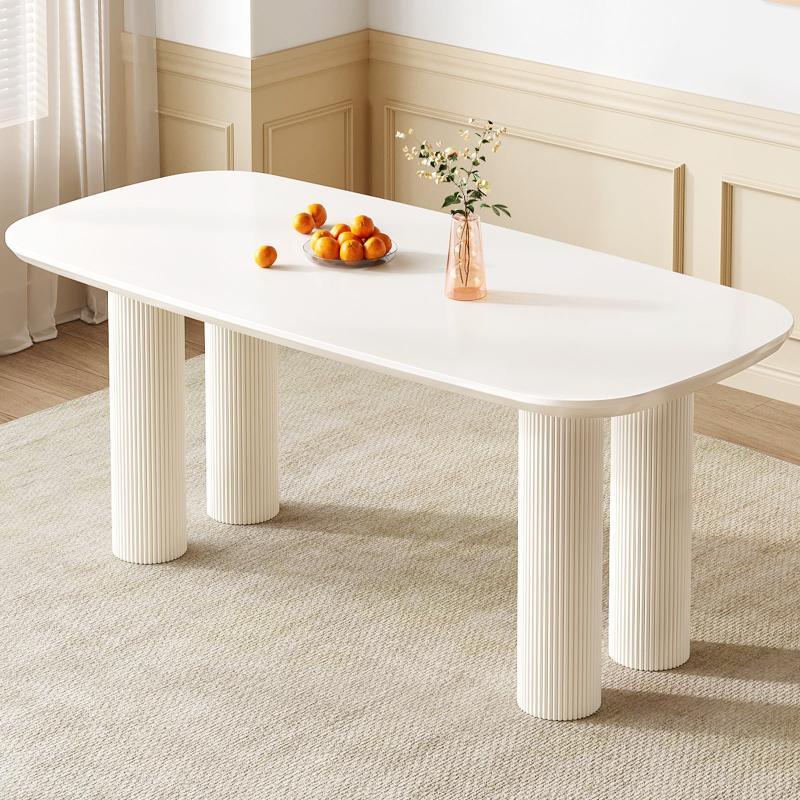 Guyii 55"-70" Rectangle Dining Table, Modern Kitchen Table for Dining Room