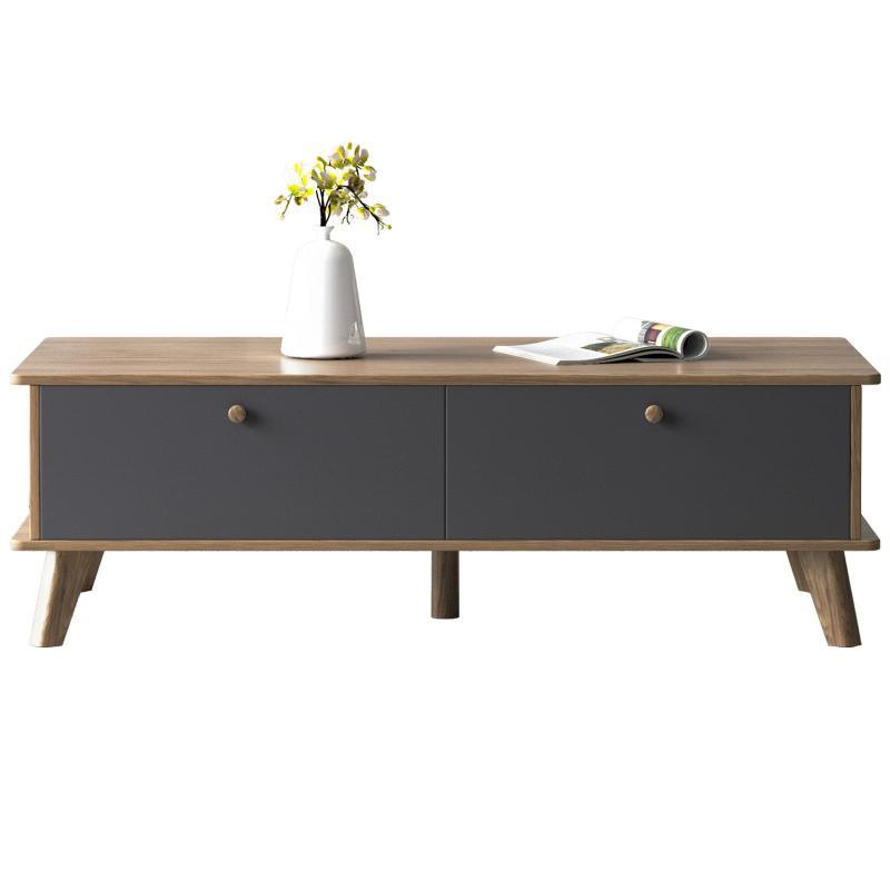 Guyii Coffee Table with Storage Drawer, Mid-Century Modern Tea Table for Living Room