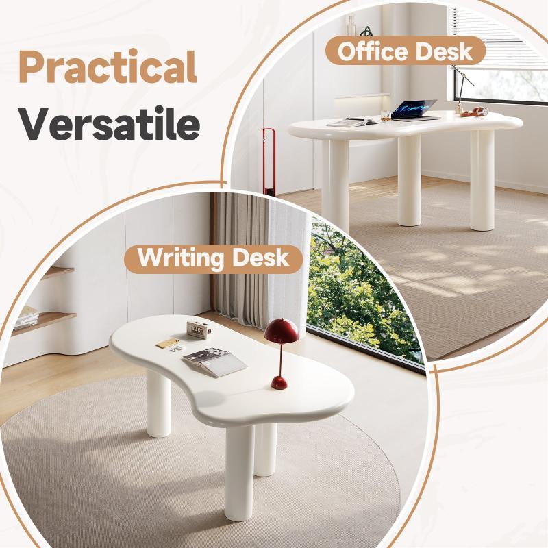 Guyii 62" Modern Dining Table Set, Modern Kitchen Table Set with Chairs