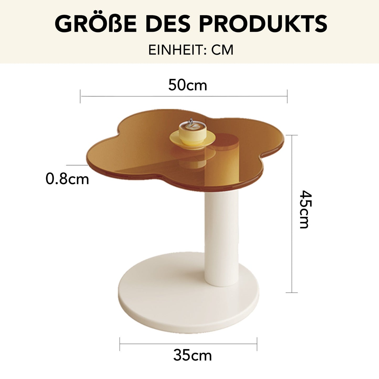 Guyii 33.46" Cloud Coffee Table with 4 Legs, Modern Center Table | C1617-DE
