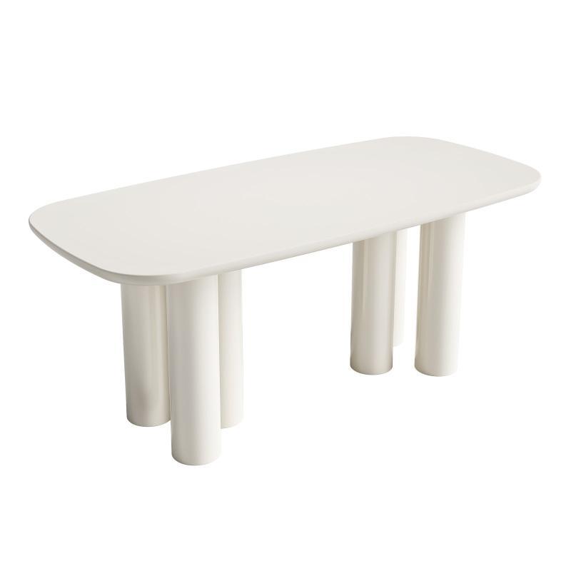Guyii 55"-70" Rectangular Dining Table, Modern Kitchen Table for Dining Room