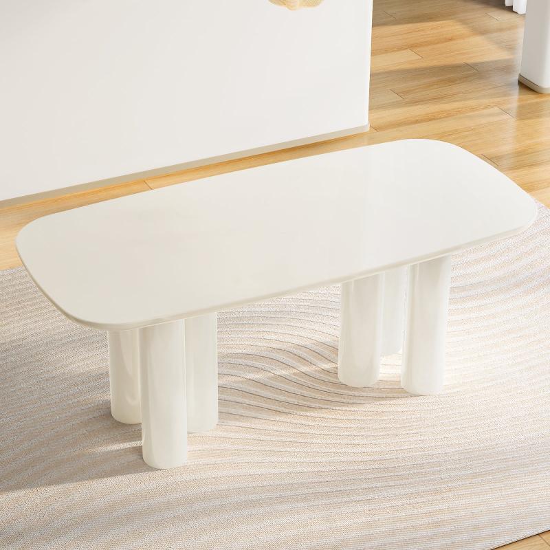 Guyii 55"-70" Rectangular Dining Table, Modern Kitchen Table for Dining Room