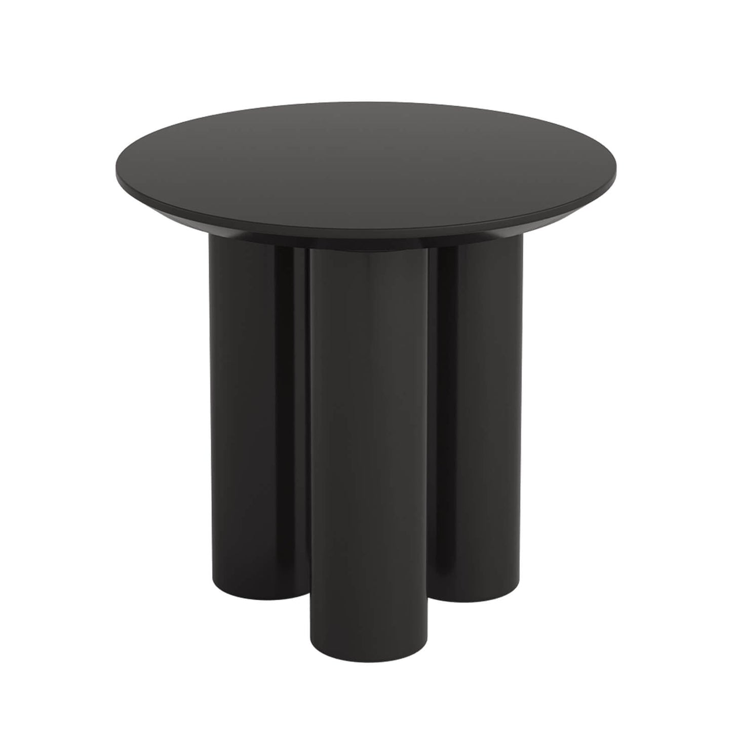 Guyii 30" Black Dining Table, Modern Round Kitchen Table | L5294-DE