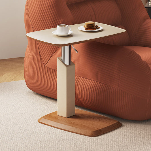 Guyii Adjustable Overbed Bedside Table, Pneumatic Adjustable Height Laptop Computer Table