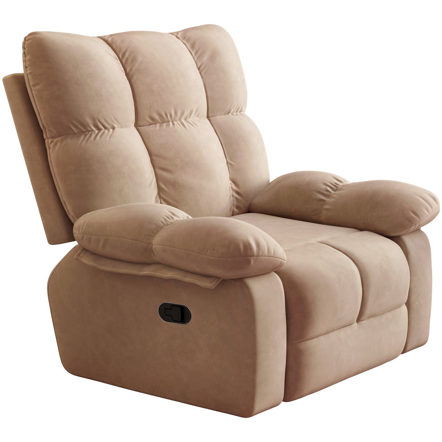 Guyii Multi-Functional Single Sofa Chair, Overstuffed Manual Recliner Chair