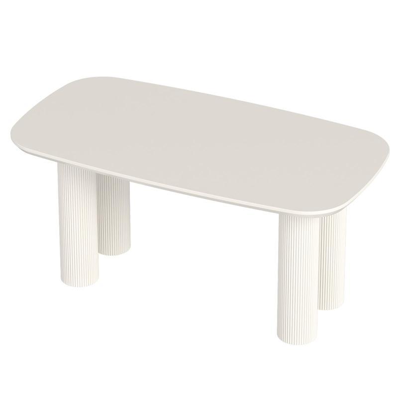 Guyii 55"-70" Rectangle Dining Table, Modern Kitchen Table for Dining Room