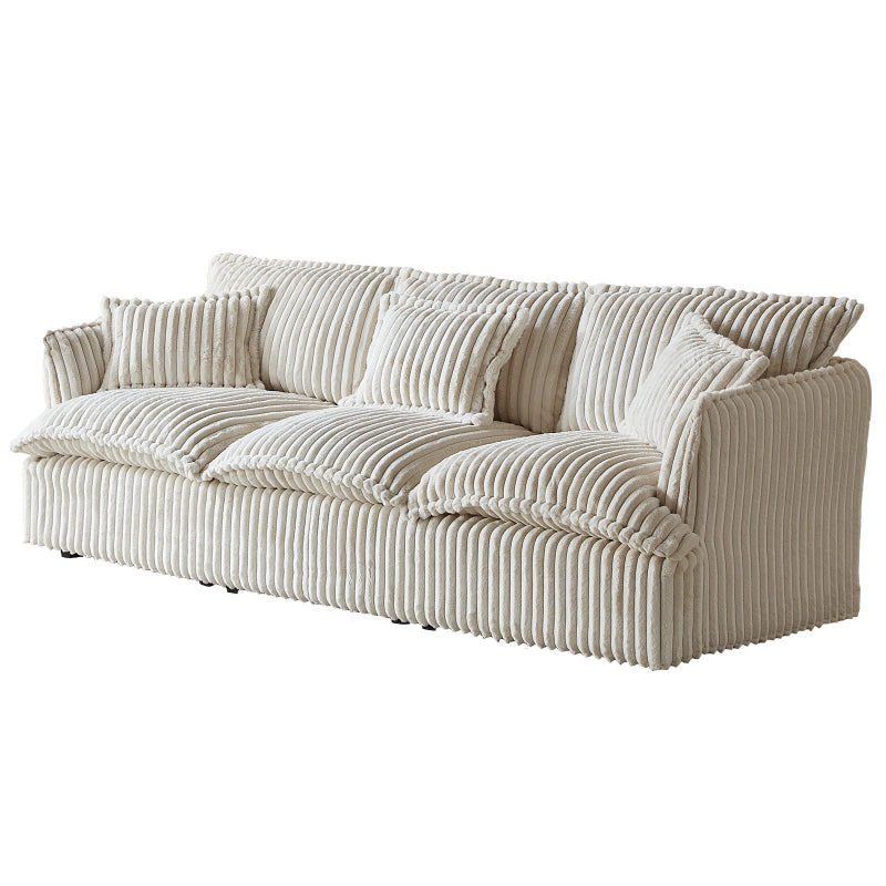 Guyii Oversized 1-4 Seater Sofa, Extra-Wide Convertible Couch with Pillows