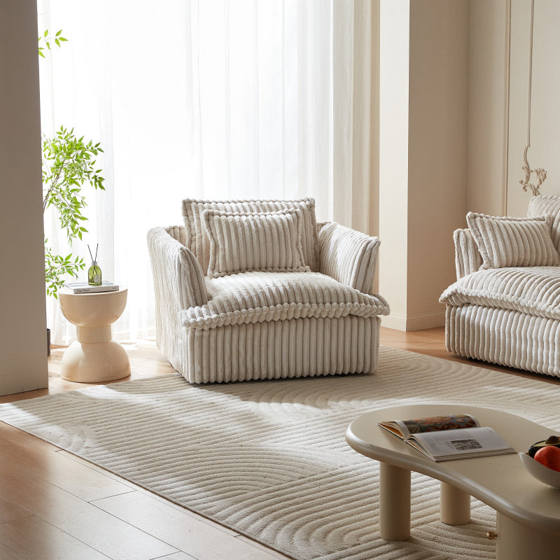 Guyii Oversized 1-4 Seater Sofa, Extra-Wide Convertible Couch with Pillows
