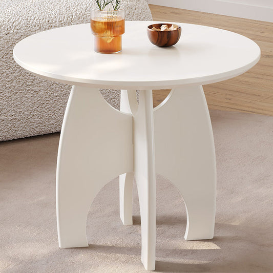 Guyii cream white side table, suitable for living room, bedroom, hallway | L1934-DE