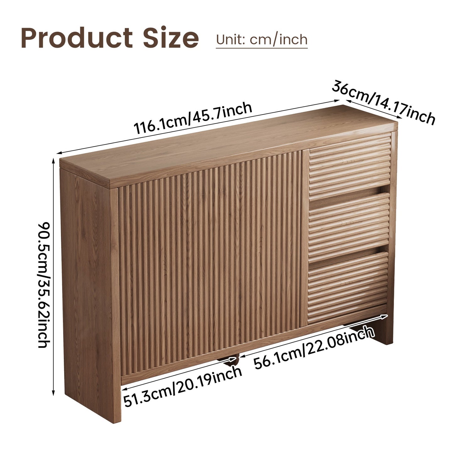 Guyii 3-Tier Shoe Storage Cabinet with 3 Drawers, Slim Entryway Organizer with Legs