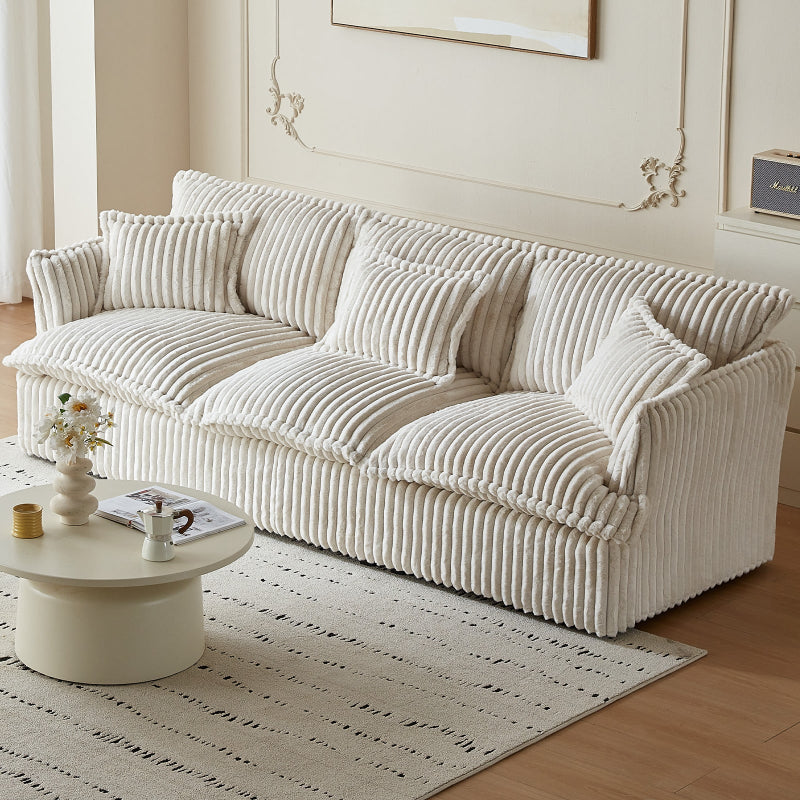 Guyii Oversized 1-4 Seater Sofa, Extra-Wide Convertible Couch with Pillows
