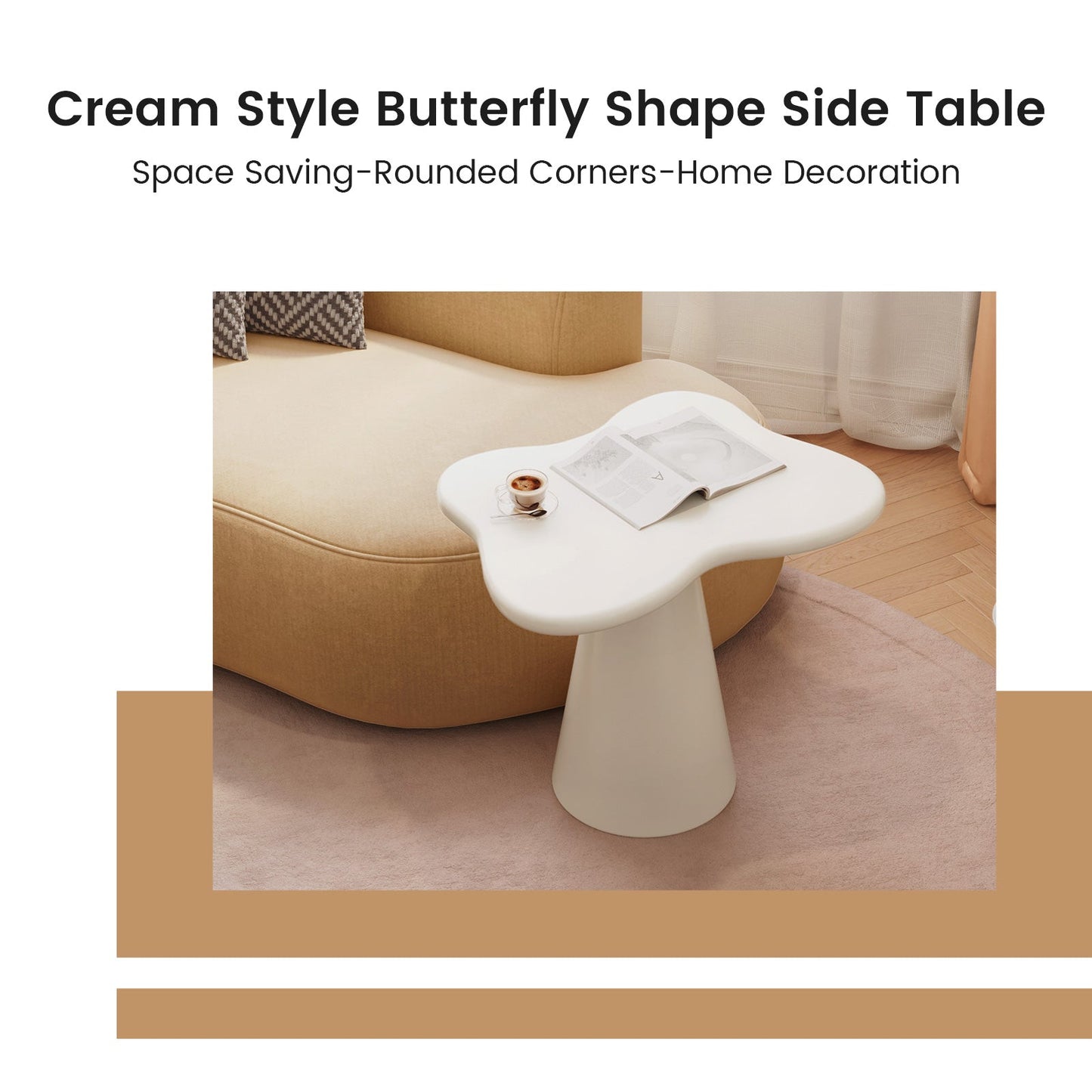 Guyii Cloud-Shaped Side Table, Modern Sofa and Coffee Table | GY1899-DE