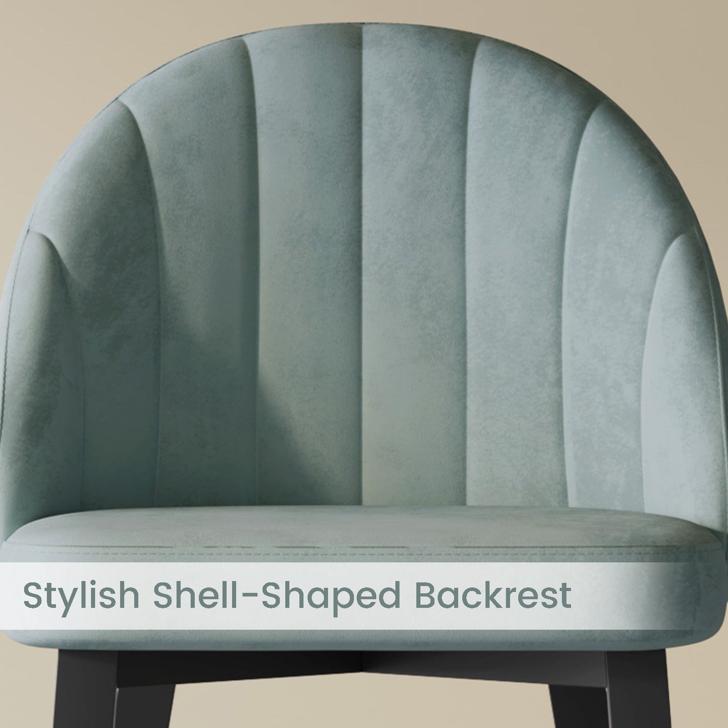Guyii Mid Century Modern Dining Chairs Se, Kitchen and Dining Room Chairs with Metal Legs