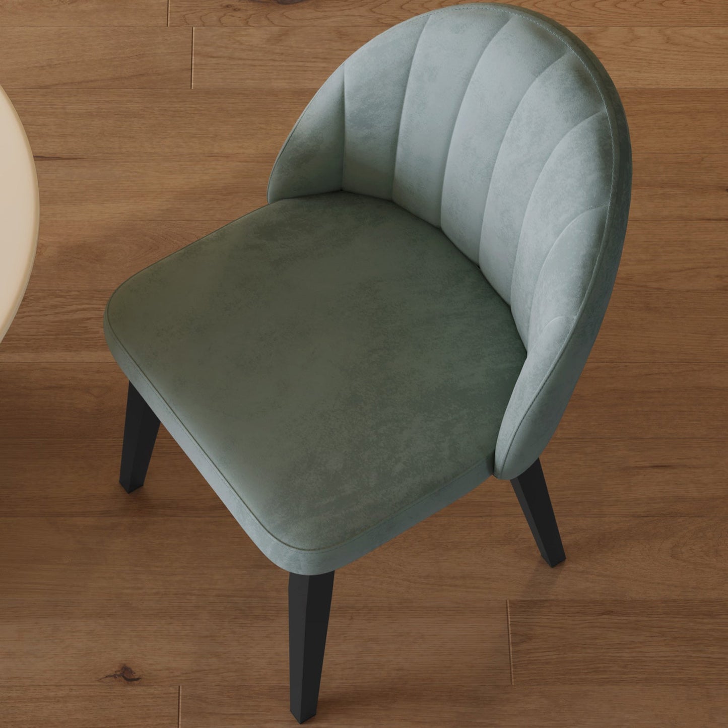 Guyii Mid Century Modern Dining Chairs Se, Kitchen and Dining Room Chairs with Metal Legs