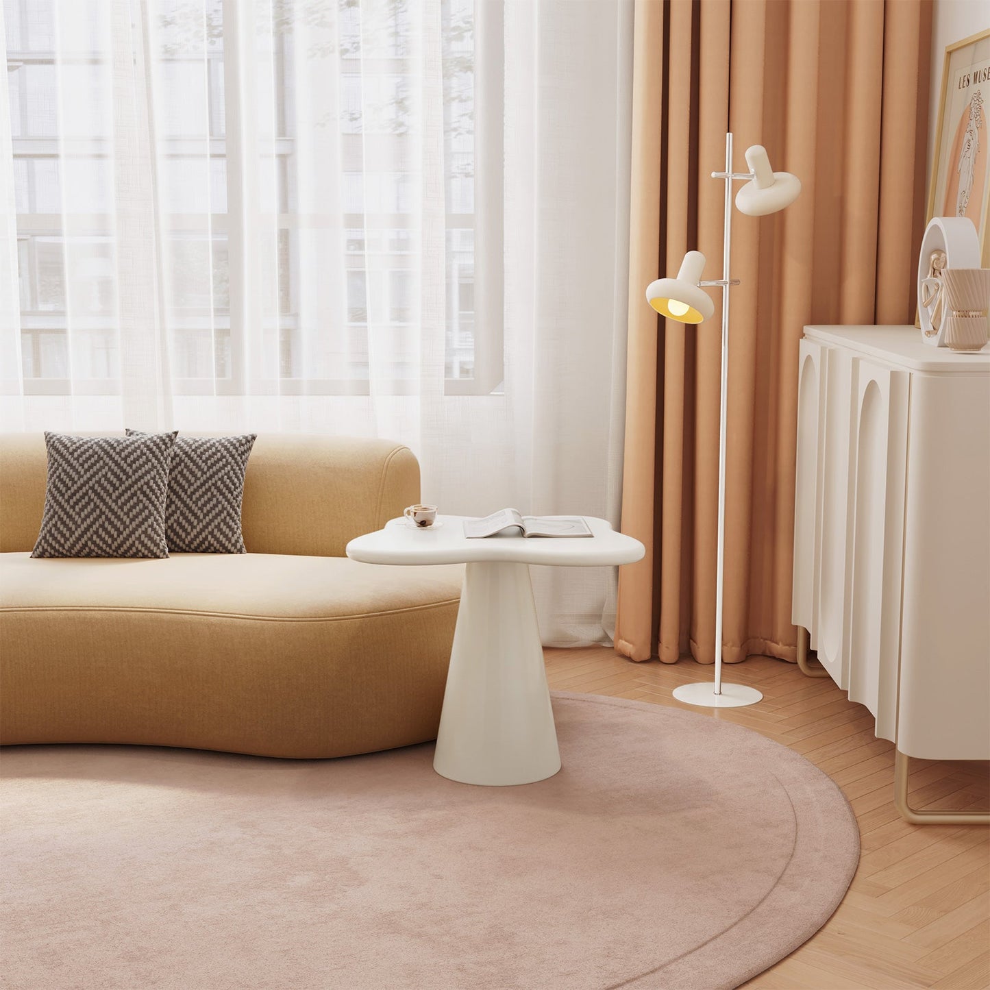 Guyii Cloud-Shaped Side Table, Modern Sofa and Coffee Table | GY1899-DE