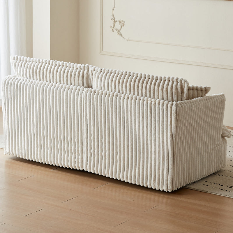 Guyii Oversized 1-4 Seater Sofa, Extra-Wide Convertible Couch with Pillows