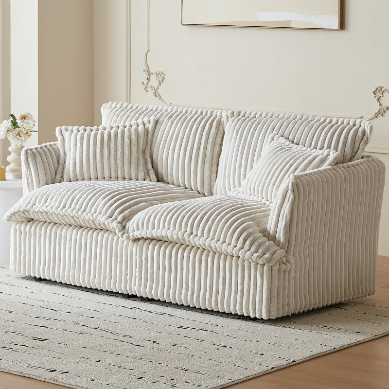 Guyii Oversized 1-4 Seater Sofa, Extra-Wide Convertible Couch with Pillows