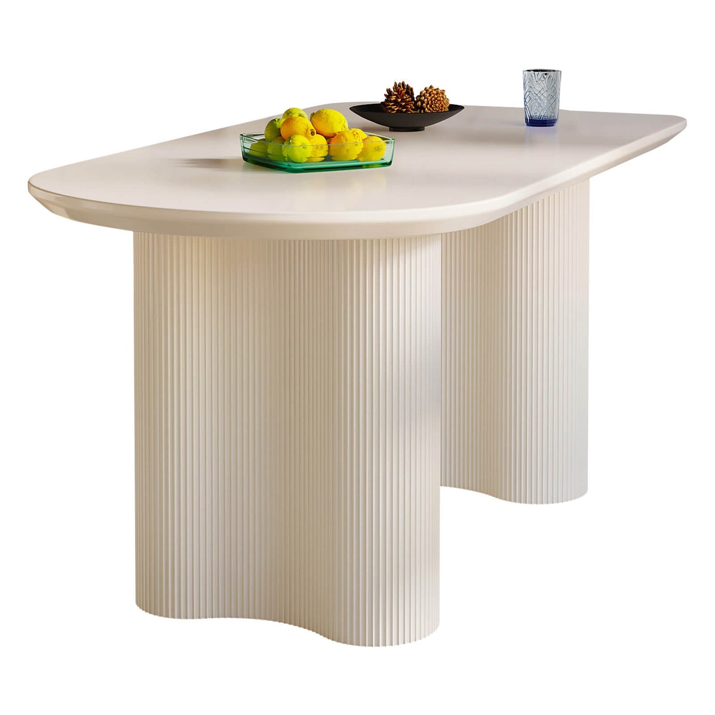 Guyii 55.11" Dining Table Set with 4 Chairs, Modern Kitchen Table Set | Q5209-UK