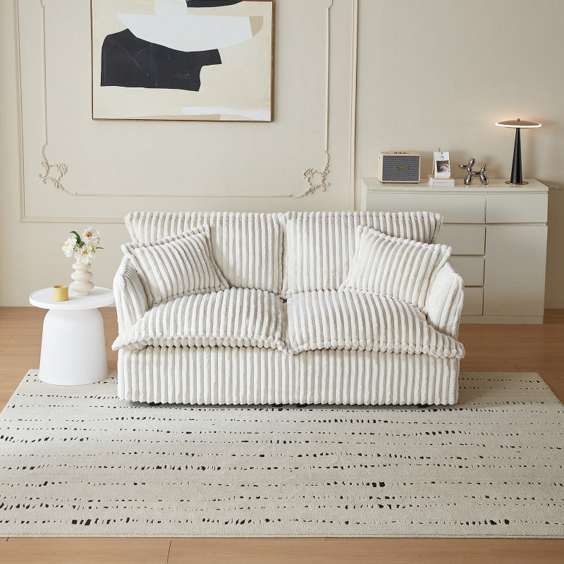Guyii Oversized 1-4 Seater Sofa, Extra-Wide Convertible Couch with Pillows