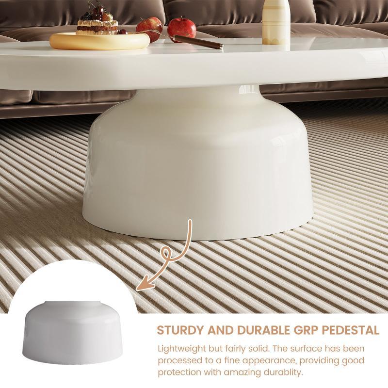 Guyii Oval Coffee Table, Modern Center Table | L1841-UK