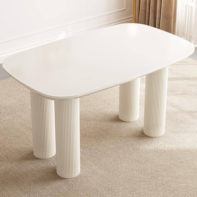 Guyii 55"-70" Rectangle Dining Table, Modern Kitchen Table for Dining Room