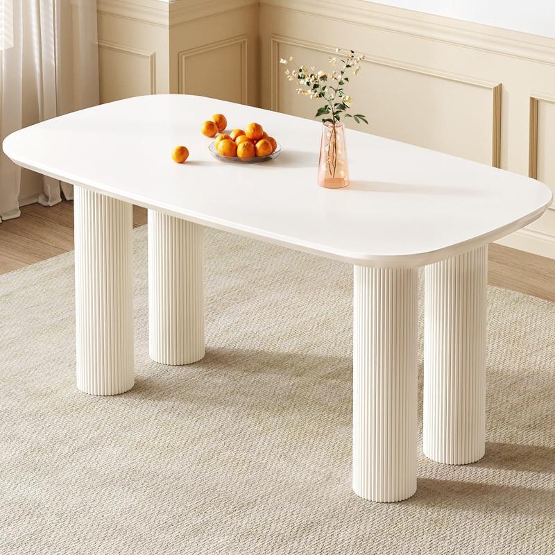 Guyii 55"-70" Rectangle Dining Table, Modern Kitchen Table for Dining Room