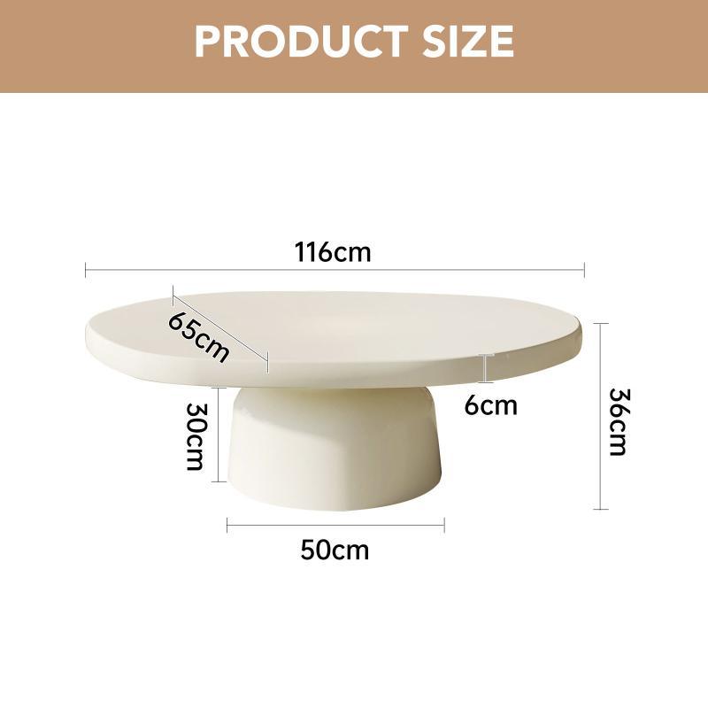 Guyii Oval Coffee Table, Modern Center Table | L1841-UK