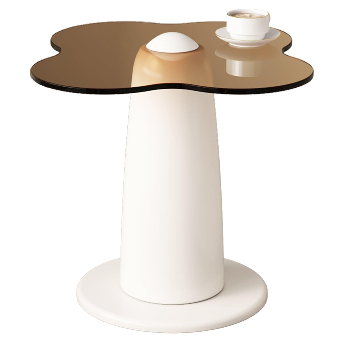 Guyii Cloud Coffee Table Set of 2, Small Irregular Side Tables and Center Table-C1531DE