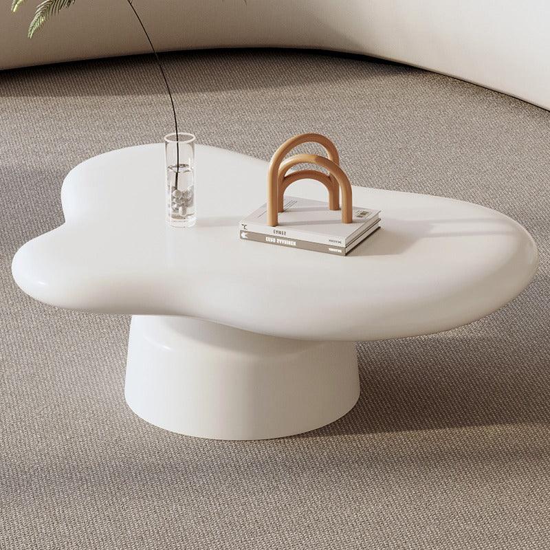 Guyii Cloud Coffee Table Set of 2, Small Irregular Side Tables and Center Table-C1531DE