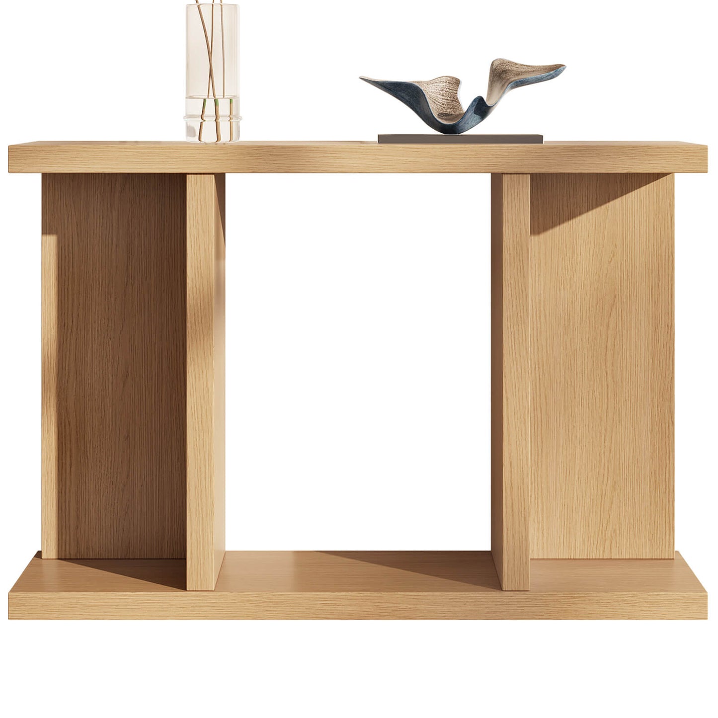 Guyii 51.18" Long Console Table, Multi-Functional Sofa Table Behind Couch, Rectangular Entryway Table