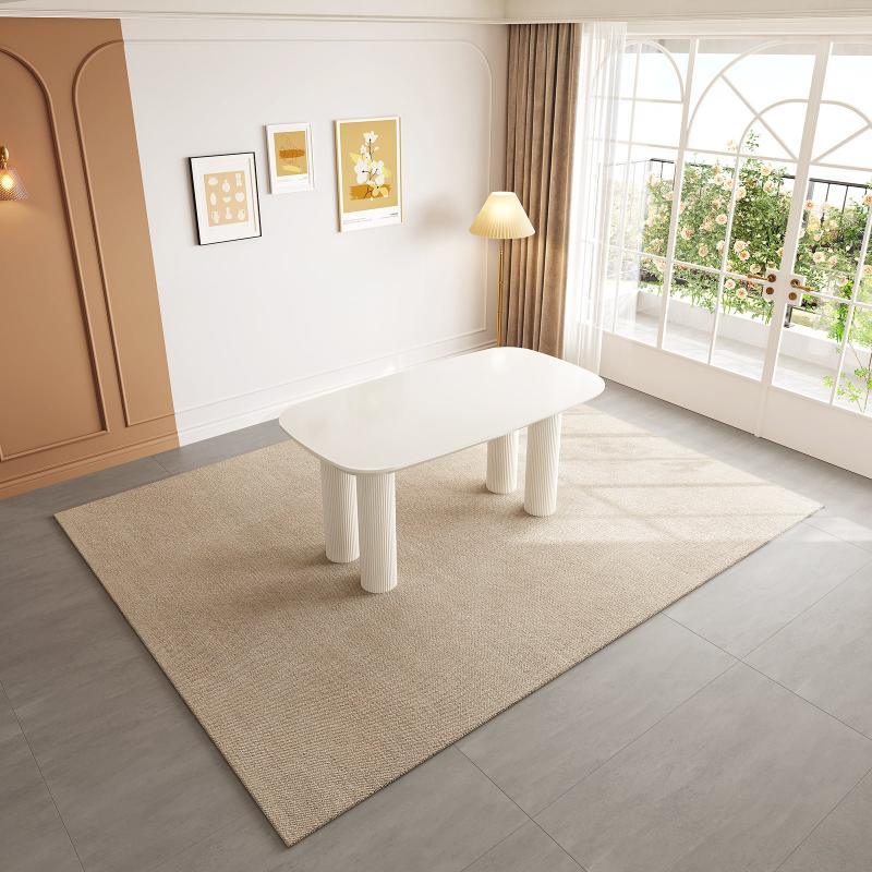 Guyii 55"-70" Rectangle Dining Table, Modern Kitchen Table for Dining Room