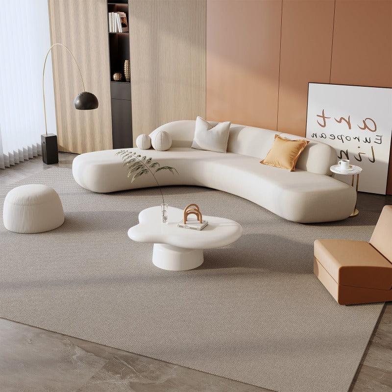 Guyii Cloud Coffee Table Set of 2, Small Irregular Side Tables and Center Table-C1531DE