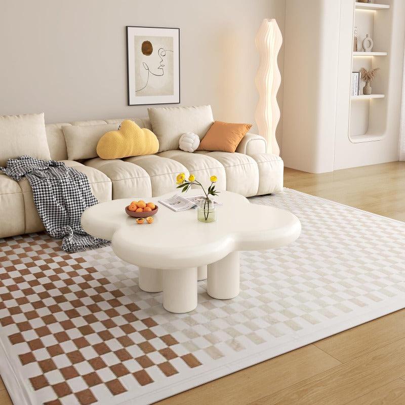 Guyii 33.46" Cloud Coffee Table with 4 Legs, Modern Center Table